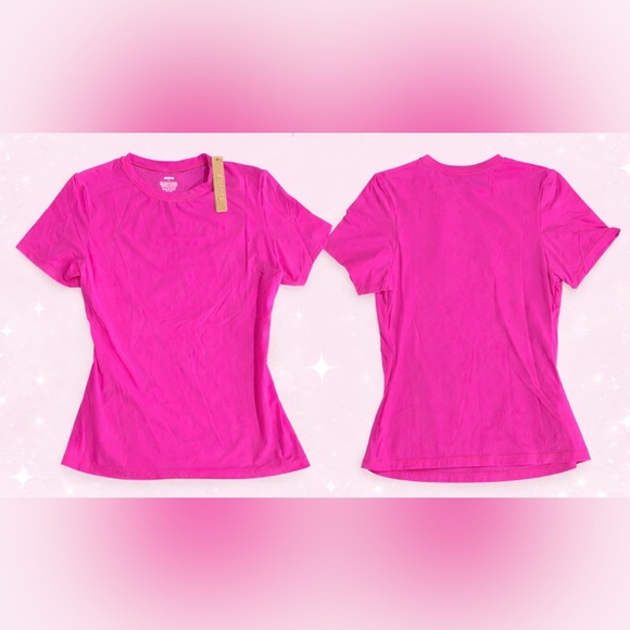 SKIMS Tops - SKIMS Fits Everybody Short Sleeve T-Shirt M Fuchsia